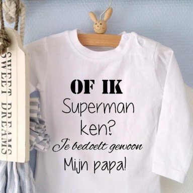 Papa Opa met tekst rompertje shirtje